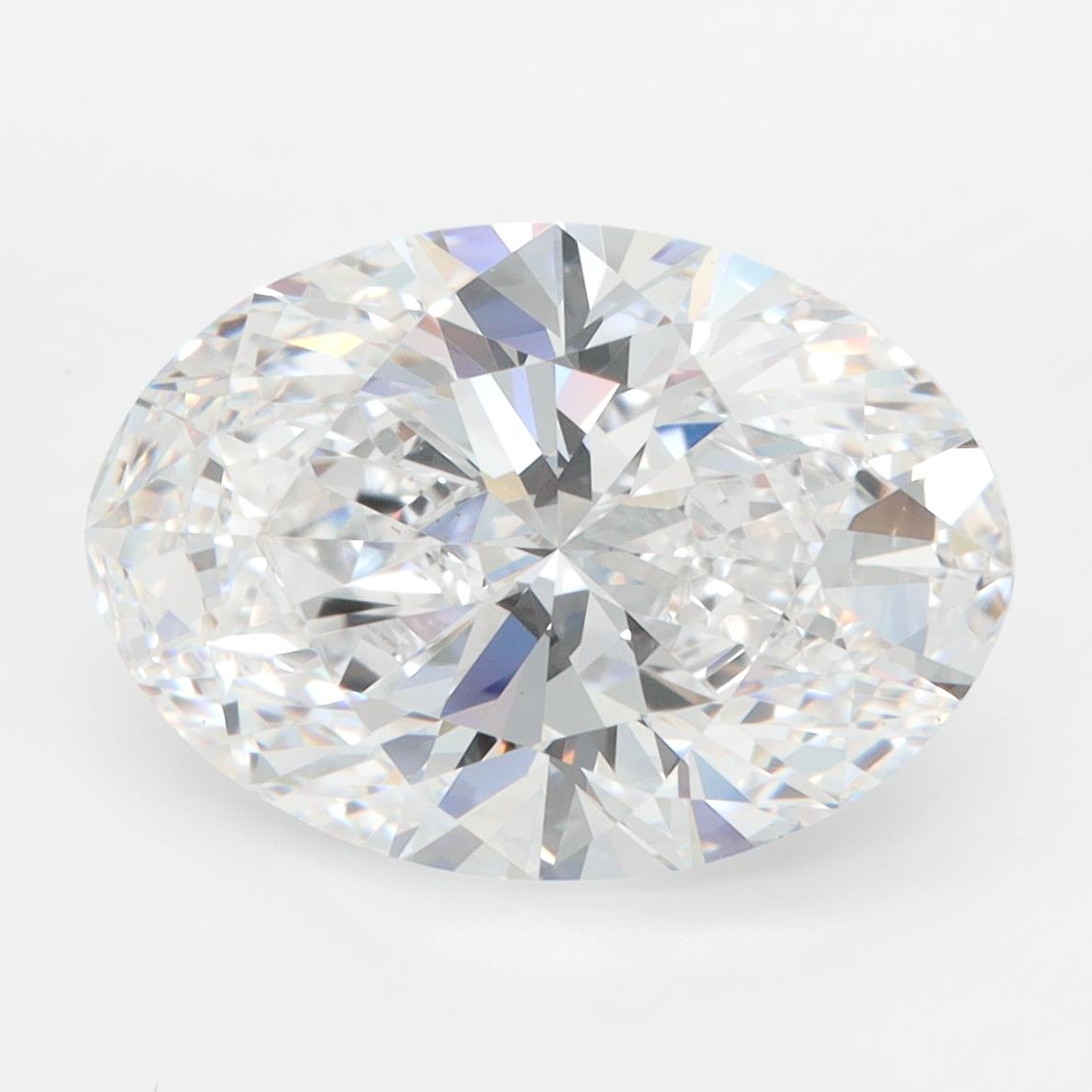 GIA 5.30 Carat Oval Lab Grown Diamond 人工培育鑽石 實驗室人造鑽石