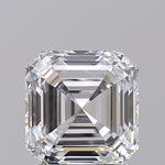 IGI 2 Carat Square Emerald Lab Grown Diamond