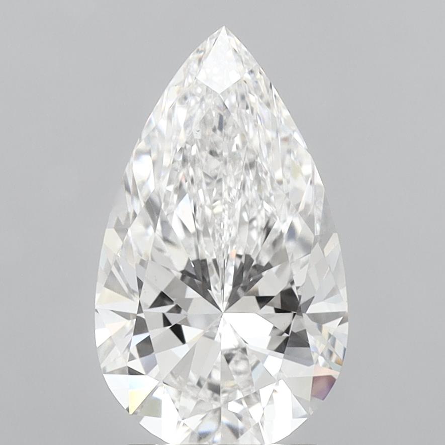 IGI 3.21 Carat Pear Lab Grown Diamond 人工培育鑽石 實驗室人造鑽石