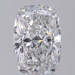 GIA 3.09 Carat Long Cushion Brilliant Lab Grown Diamond