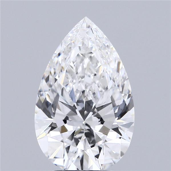 IGI 3.21 Carat Pear Lab Grown Diamond 人工培育鑽石 實驗室人造鑽石