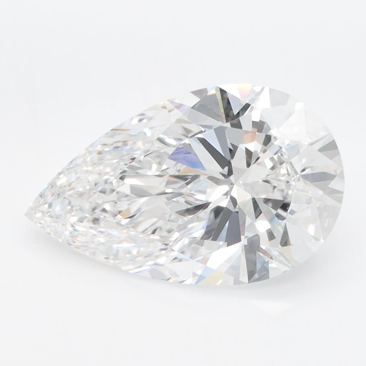 GIA 4.10 Carat Pear Lab Grown Diamond 人工培育鑽石 實驗室人造鑽石