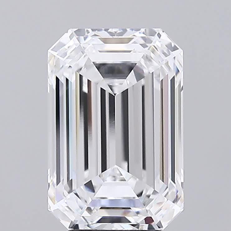 GIA 4.91 Carat Emerald Lab Grown Diamond 人工培育鑽石 實驗室人造鑽石