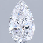 IGI 1.00 Carat Pear Lab Grown Diamond 人工培育鑽石 實驗室人造鑽石