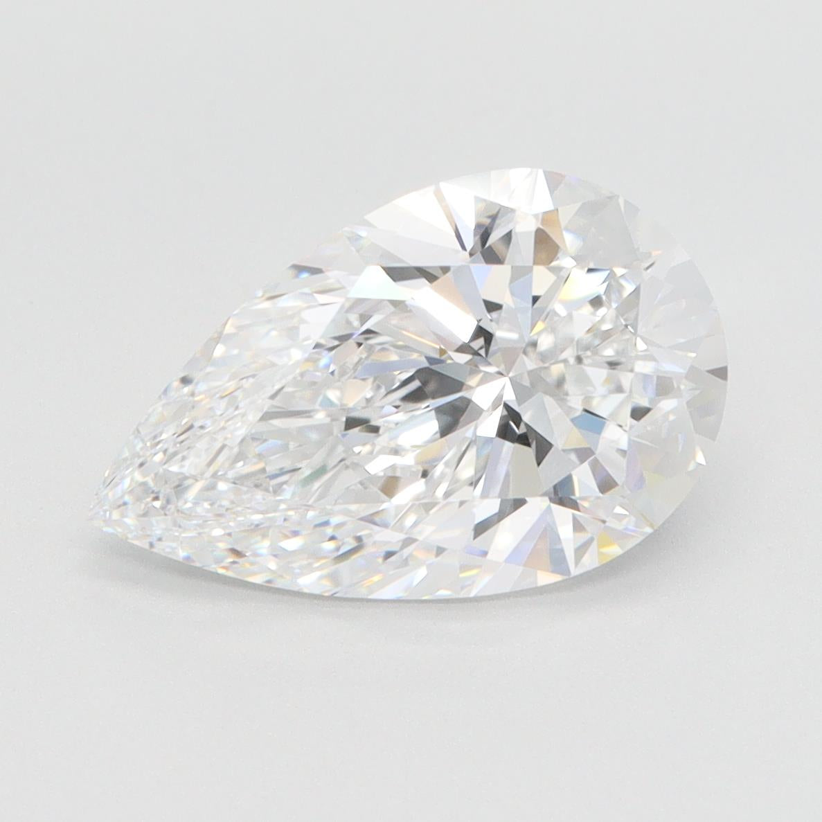 GIA 3.13 Carat Pear Lab Grown Diamond 人工培育鑽石 實驗室人造鑽石
