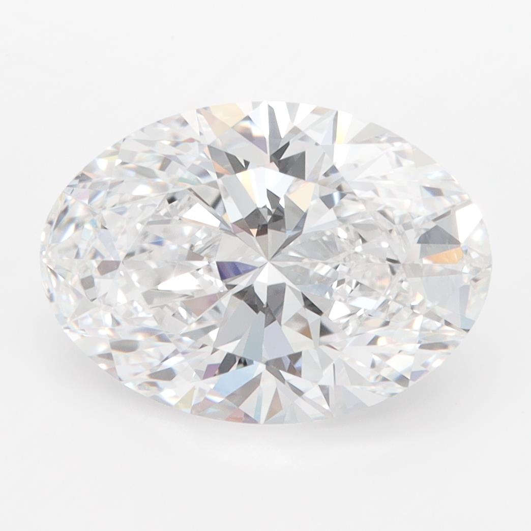 GIA 3.74 Carat Oval Lab Grown Diamond 人工培育鑽石 實驗室人造鑽石
