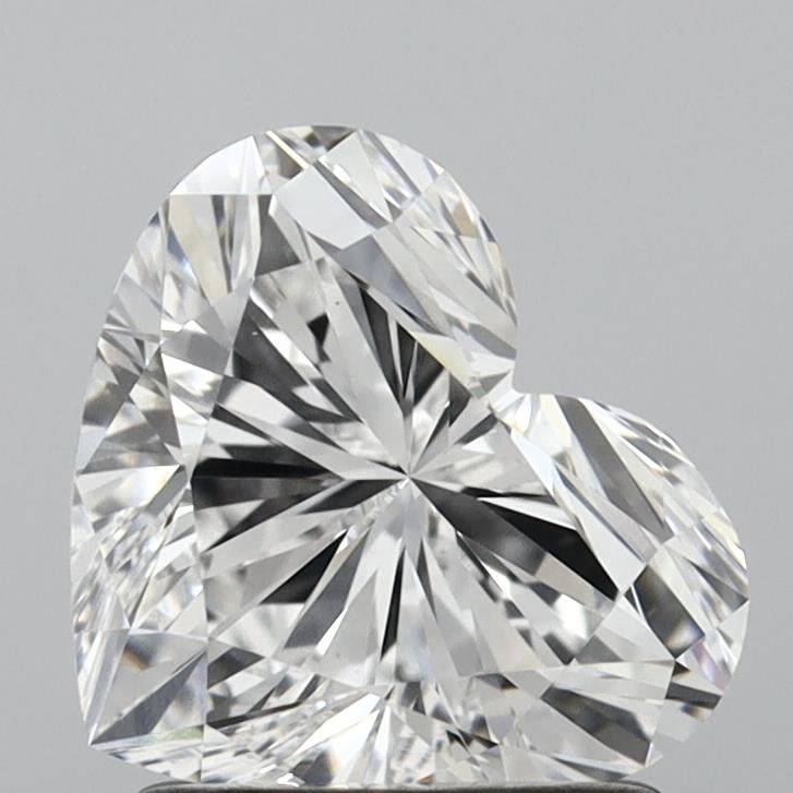 IGI 1.64 Carat Heart Lab Grown Diamond
