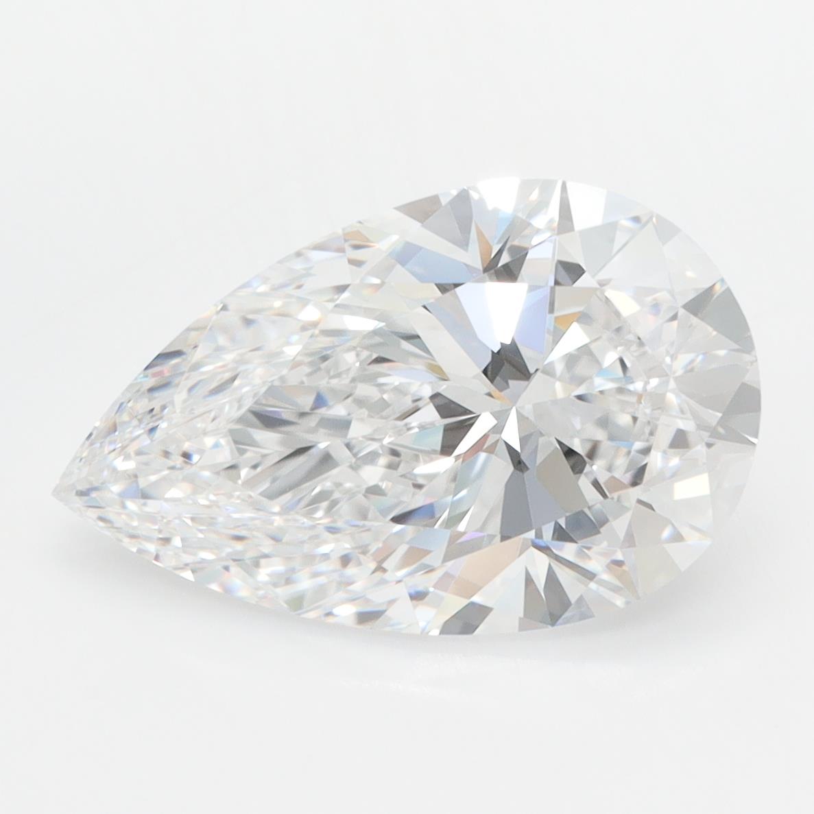 GIA 4.29 Carat Pear Lab Grown Diamond 人工培育鑽石 實驗室人造鑽石