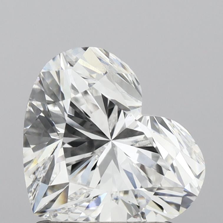 IGI 1.63 Carat Heart Lab Grown Diamond