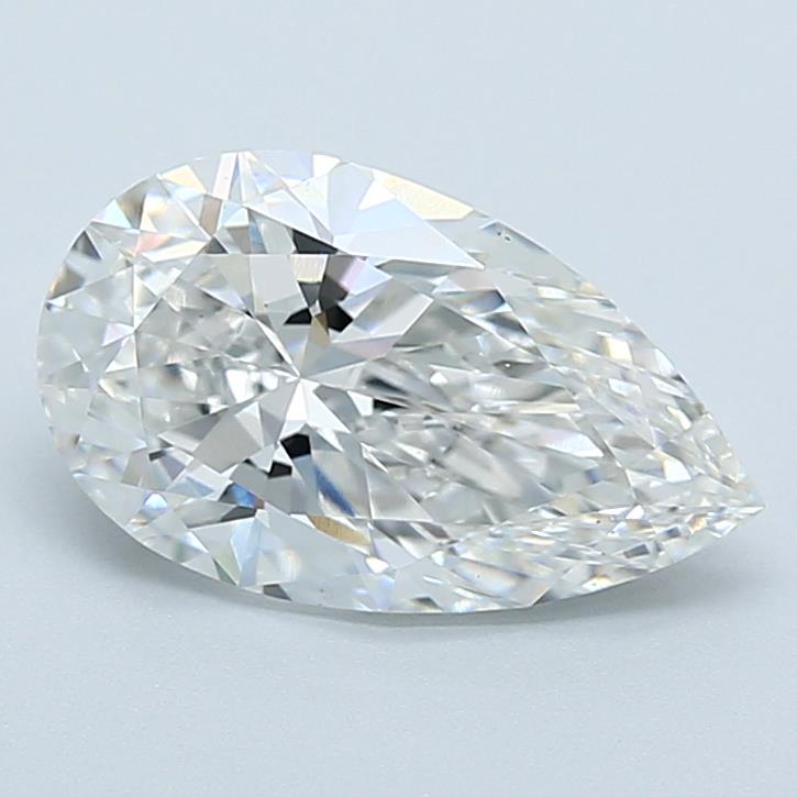 IGI 2.71 Carat Pear Lab Grown Diamond 人工培育鑽石 實驗室人造鑽石