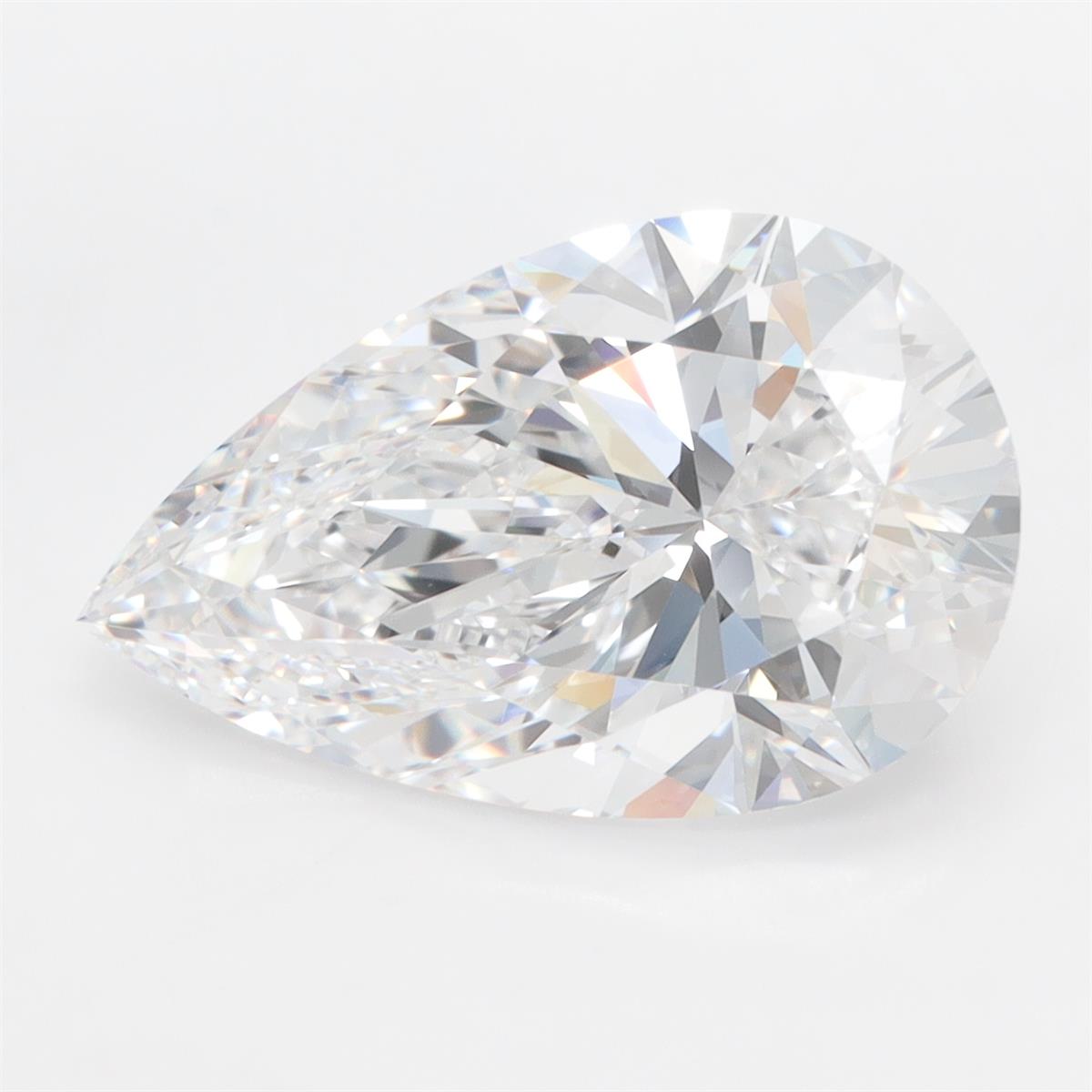 IGI 5.05 Carat Pear Lab Grown Diamond 人工培育鑽石 實驗室人造鑽石