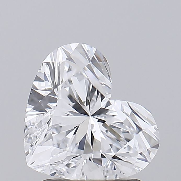 IGI 1.55 Carat Heart Lab Grown Diamond