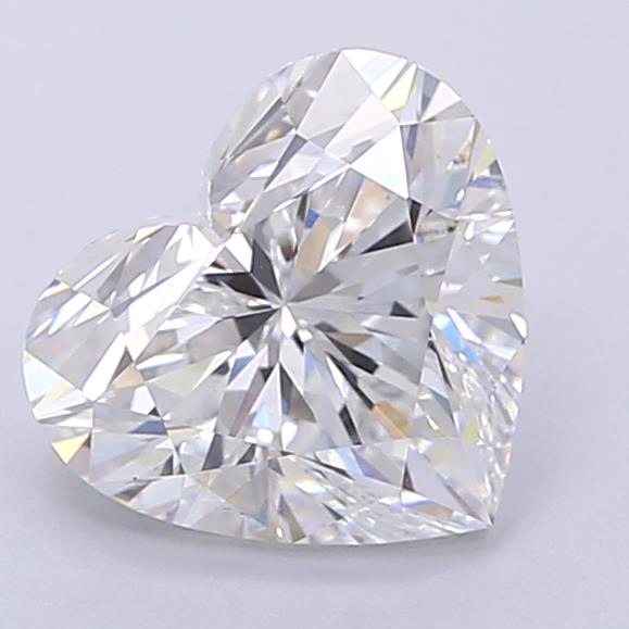 IGI 1.61 Carat Heart Lab Grown Diamond