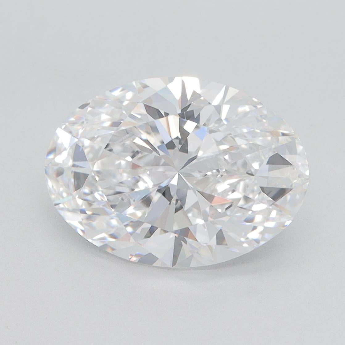 GIA 3.00 Carat Oval Lab Grown Diamond 人工培育鑽石 實驗室人造鑽石