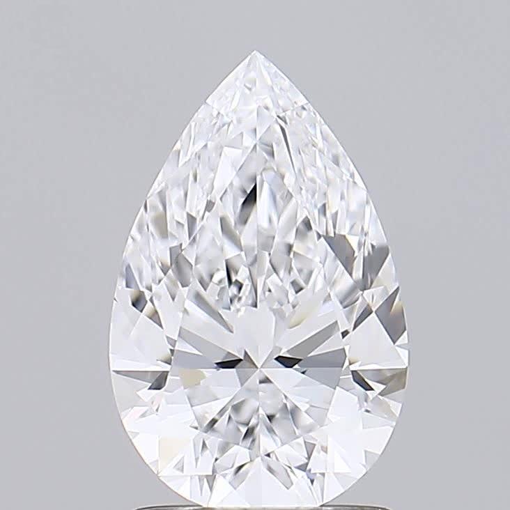 IGI 1.50 Carat Pear Lab Grown Diamond 人工培育鑽石 實驗室人造鑽石