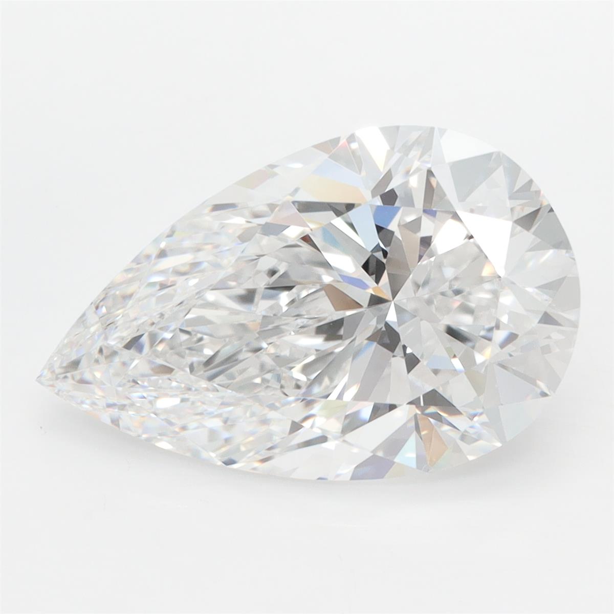 GIA 5.48 Carat Pear Lab Grown Diamond 人工培育鑽石 實驗室人造鑽石