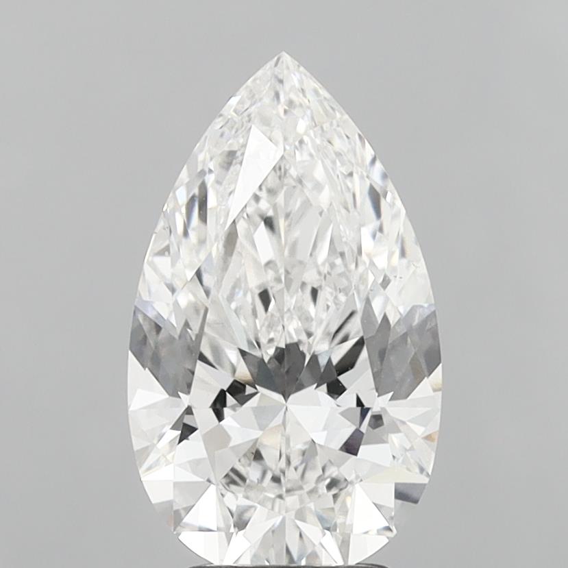 IGI 3.73 Carat Pear Lab Grown Diamond 人工培育鑽石 實驗室人造鑽石