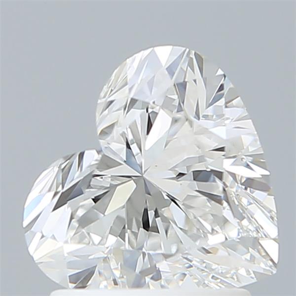 IGI 1.53 Carat Heart Lab Grown Diamond