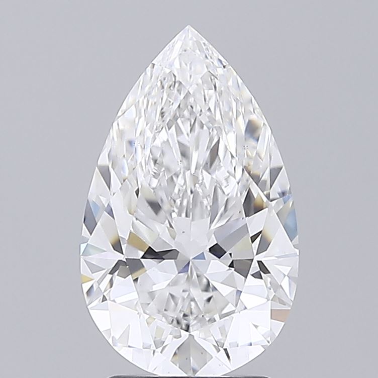 IGI 2.81 Carat Pear Lab Grown Diamond 人工培育鑽石 實驗室人造鑽石