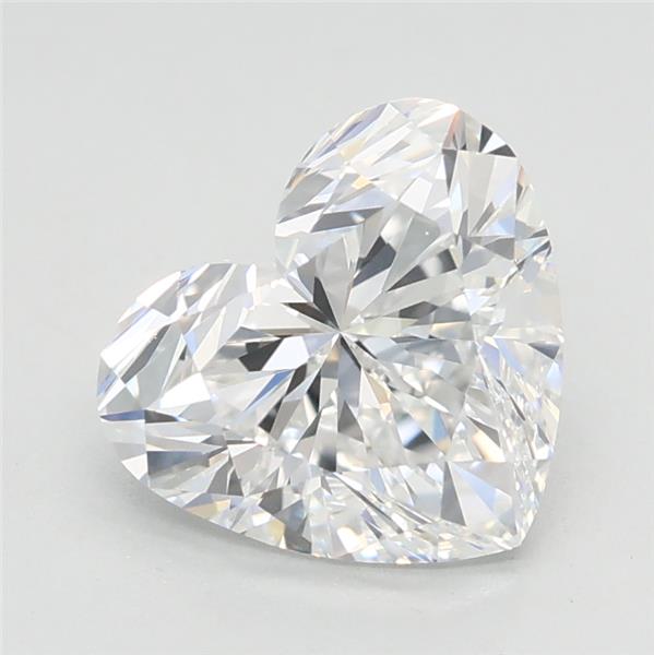 IGI 1.53 Carat Heart Lab Grown Diamond