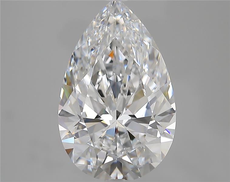 IGI 4.08 Carat Pear Lab Grown Diamond 人工培育鑽石 實驗室人造鑽石