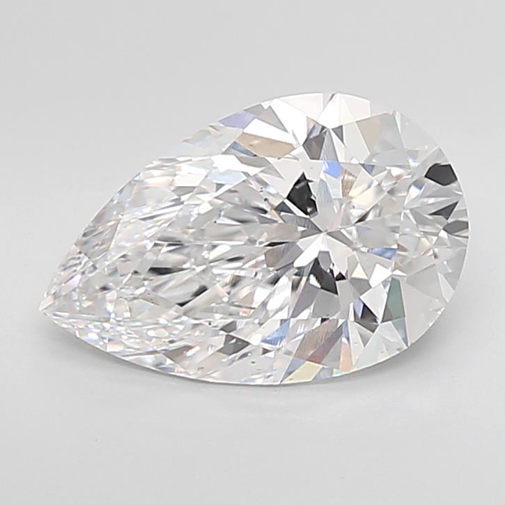 IGI 4.05 Carat Pear Lab Grown Diamond 人工培育鑽石 實驗室人造鑽石