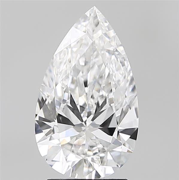 IGI 2.08 Carat Pear Lab Grown Diamond 人工培育鑽石 實驗室人造鑽石