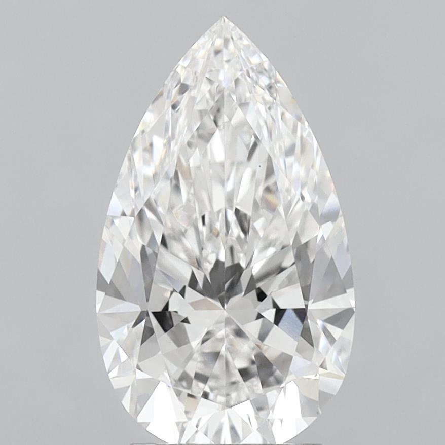 IGI 3.22 Carat Pear Lab Grown Diamond 人工培育鑽石 實驗室人造鑽石