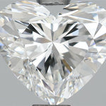 IGI 1.61 Carat Heart Lab Grown Diamond