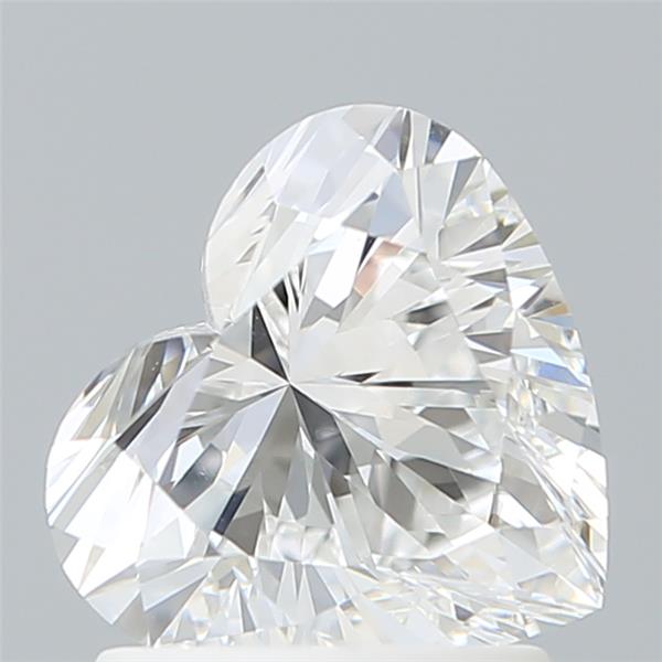 IGI 1.42 Carat Heart Lab Grown Diamond