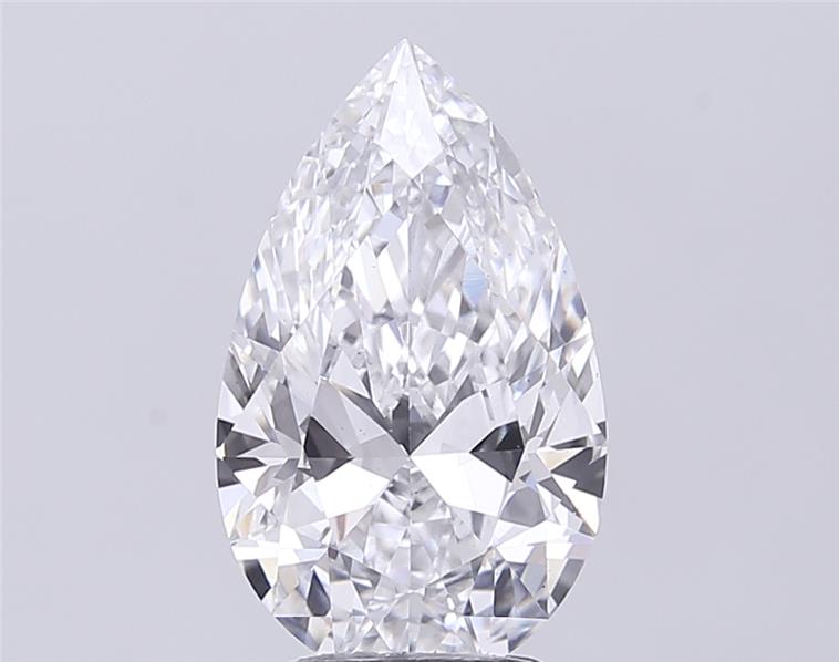 IGI 3.58 Carat Pear Lab Grown Diamond 人工培育鑽石 實驗室人造鑽石
