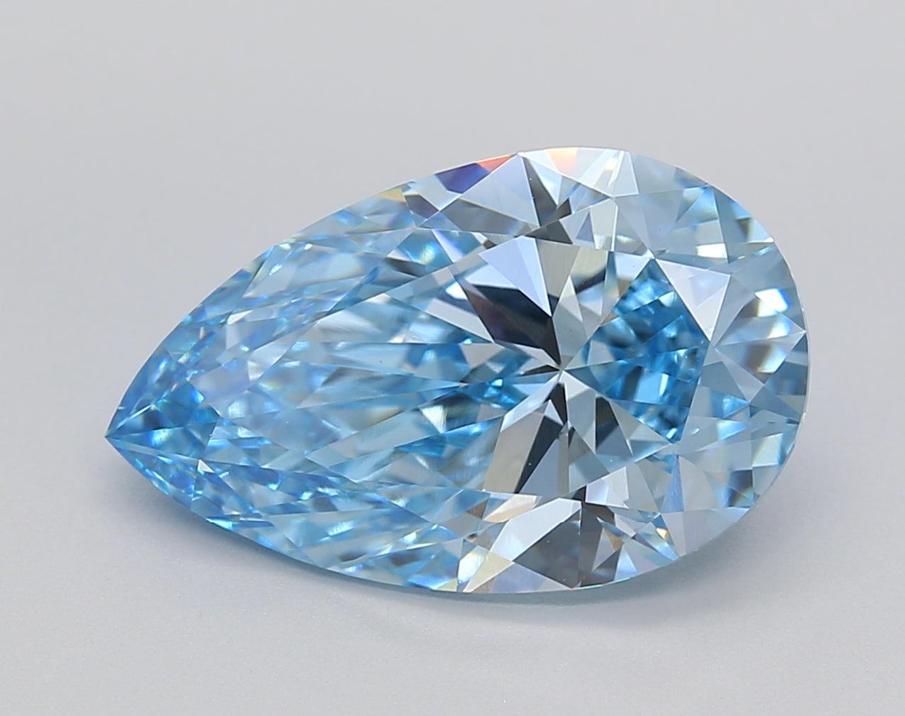 IGI 5.22 Carat Pear Lab Grown Diamond