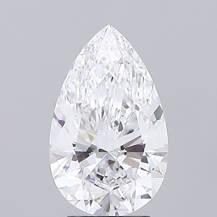 IGI 2.81 Carat Pear Lab Grown Diamond 人工培育鑽石 實驗室人造鑽石