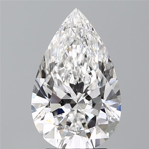 IGI 3.07 Carat Pear Lab Grown Diamond 人工培育鑽石 實驗室人造鑽石