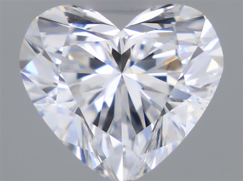 IGI 1.53 Carat Heart Lab Grown Diamond