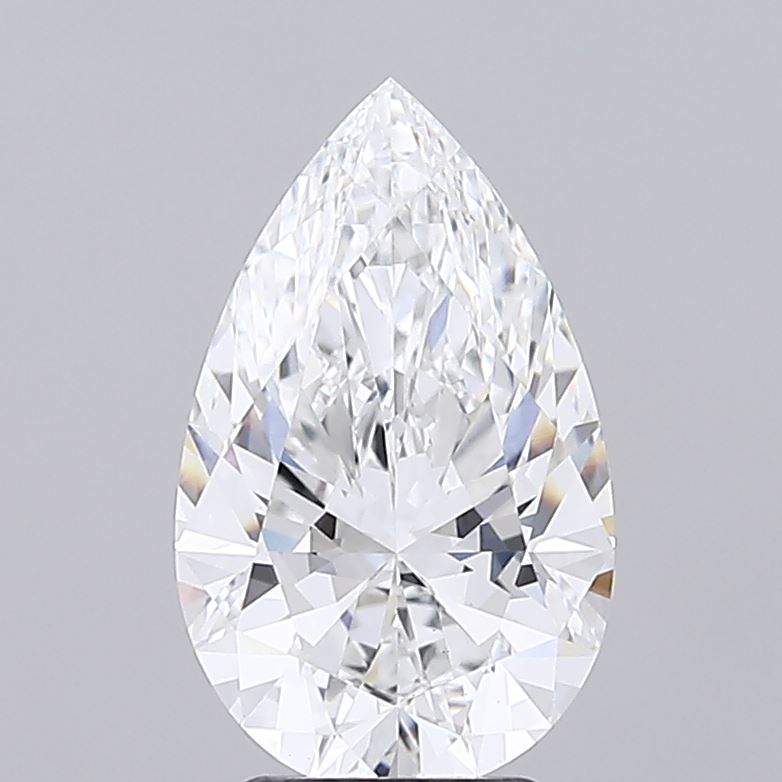 IGI 3.72 Carat Pear Lab Grown Diamond 人工培育鑽石 實驗室人造鑽石