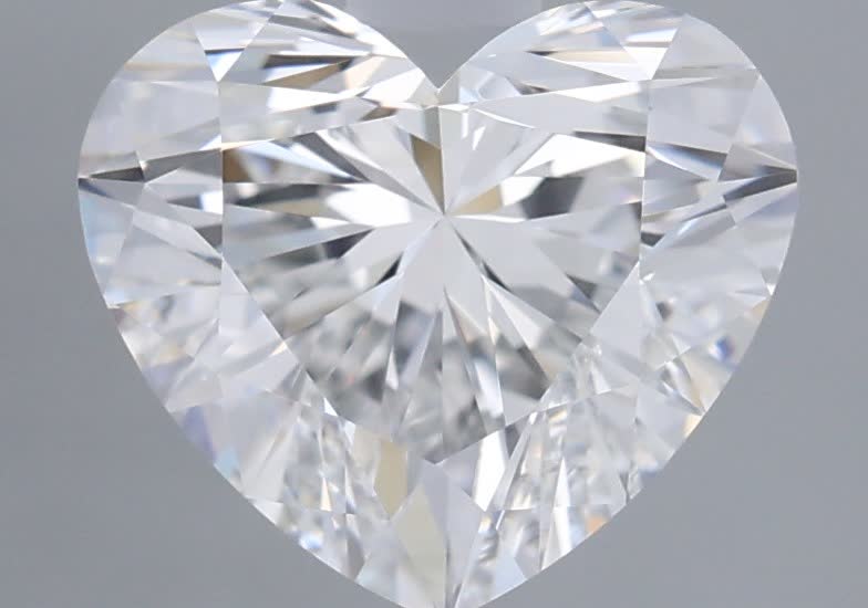 IGI 1.58 Carat Heart Lab Grown Diamond