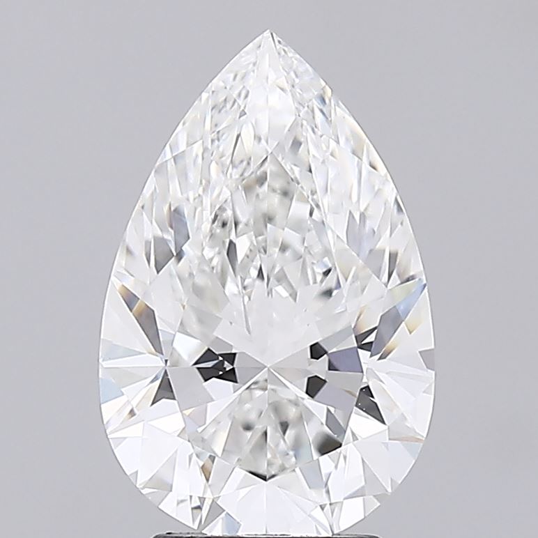 IGI 3.48 Carat Pear Lab Grown Diamond 人工培育鑽石 實驗室人造鑽石