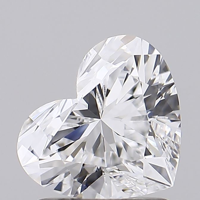 IGI 1.33 Carat Heart Lab Grown Diamond