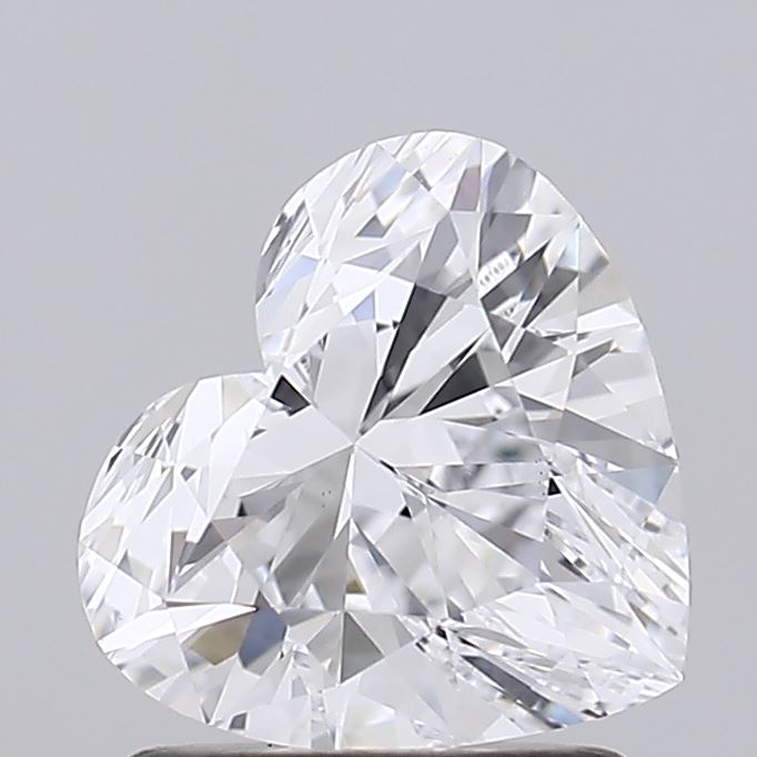 IGI 1.37 Carat Heart Lab Grown Diamond