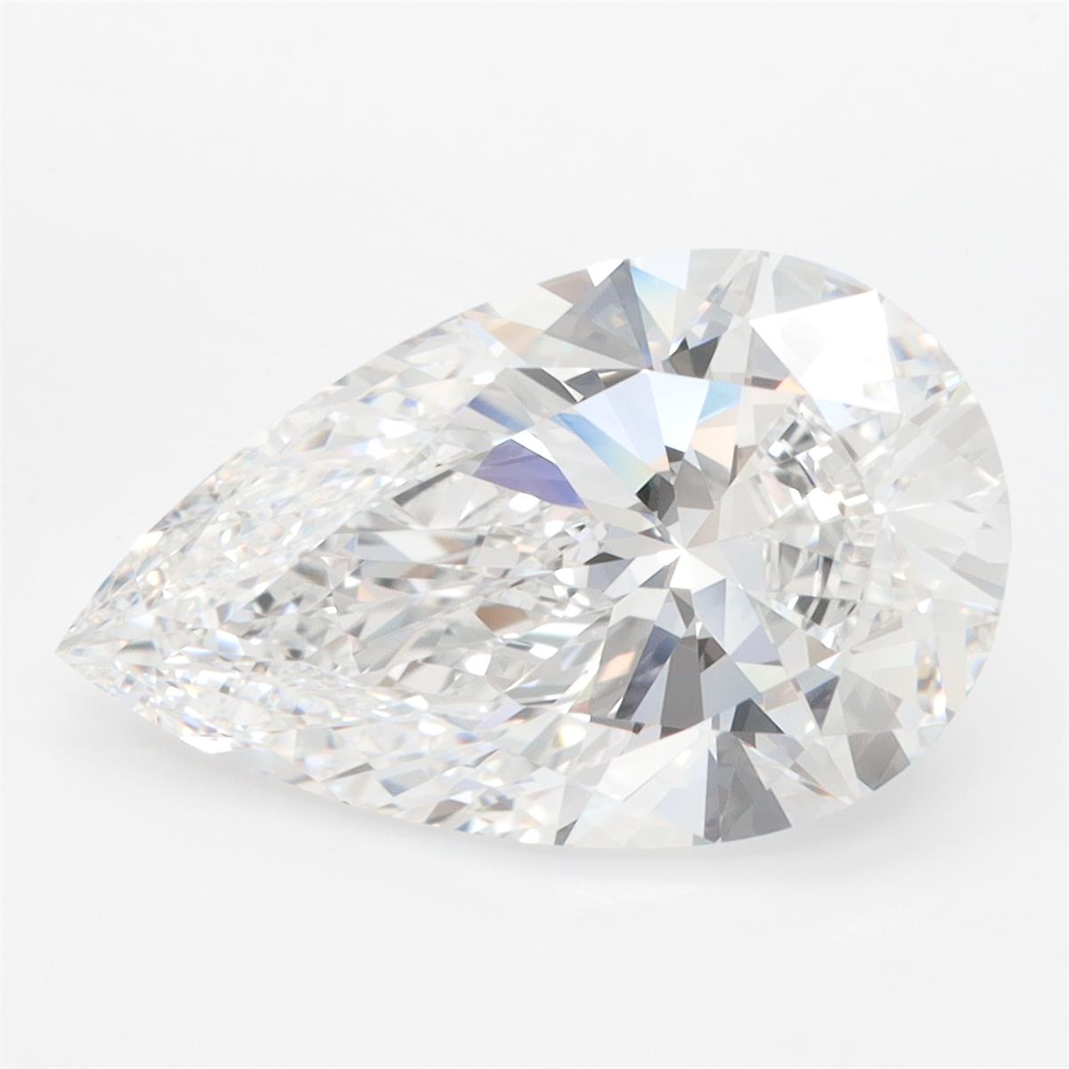 GIA 4.99 Carat Pear Lab Grown Diamond 人工培育鑽石 實驗室人造鑽石