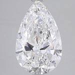 IGI 3.00 Carat Pear Lab Grown Diamond 人工培育鑽石 實驗室人造鑽石