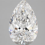 IGI 3.65 Carat Pear Lab Grown Diamond 人工培育鑽石 實驗室人造鑽石
