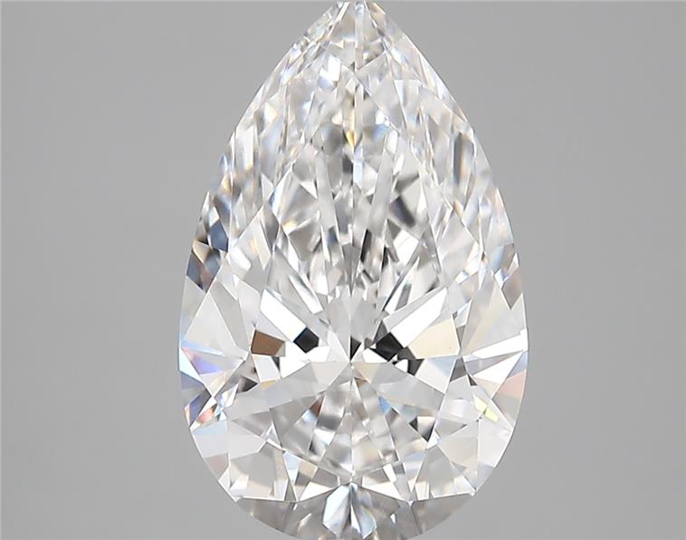 IGI 3.65 Carat Pear Lab Grown Diamond 人工培育鑽石 實驗室人造鑽石