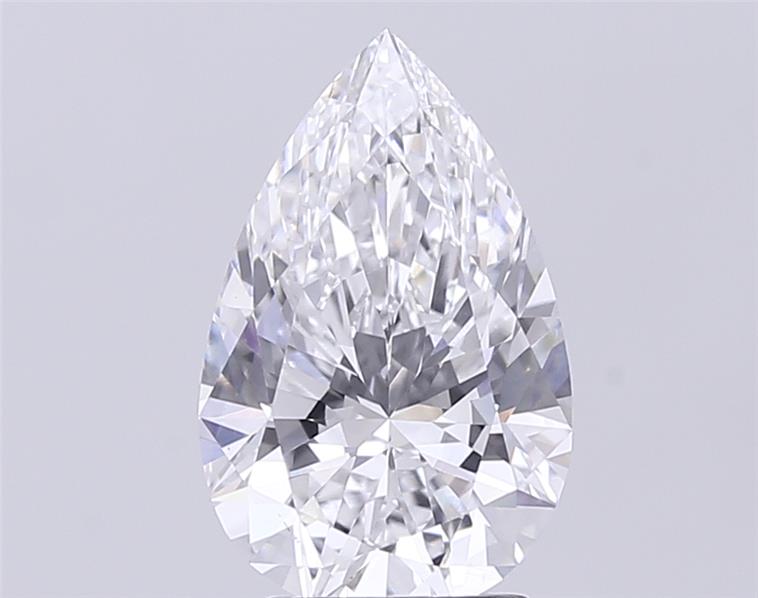 IGI 3.07 Carat Pear Lab Grown Diamond 人工培育鑽石 實驗室人造鑽石