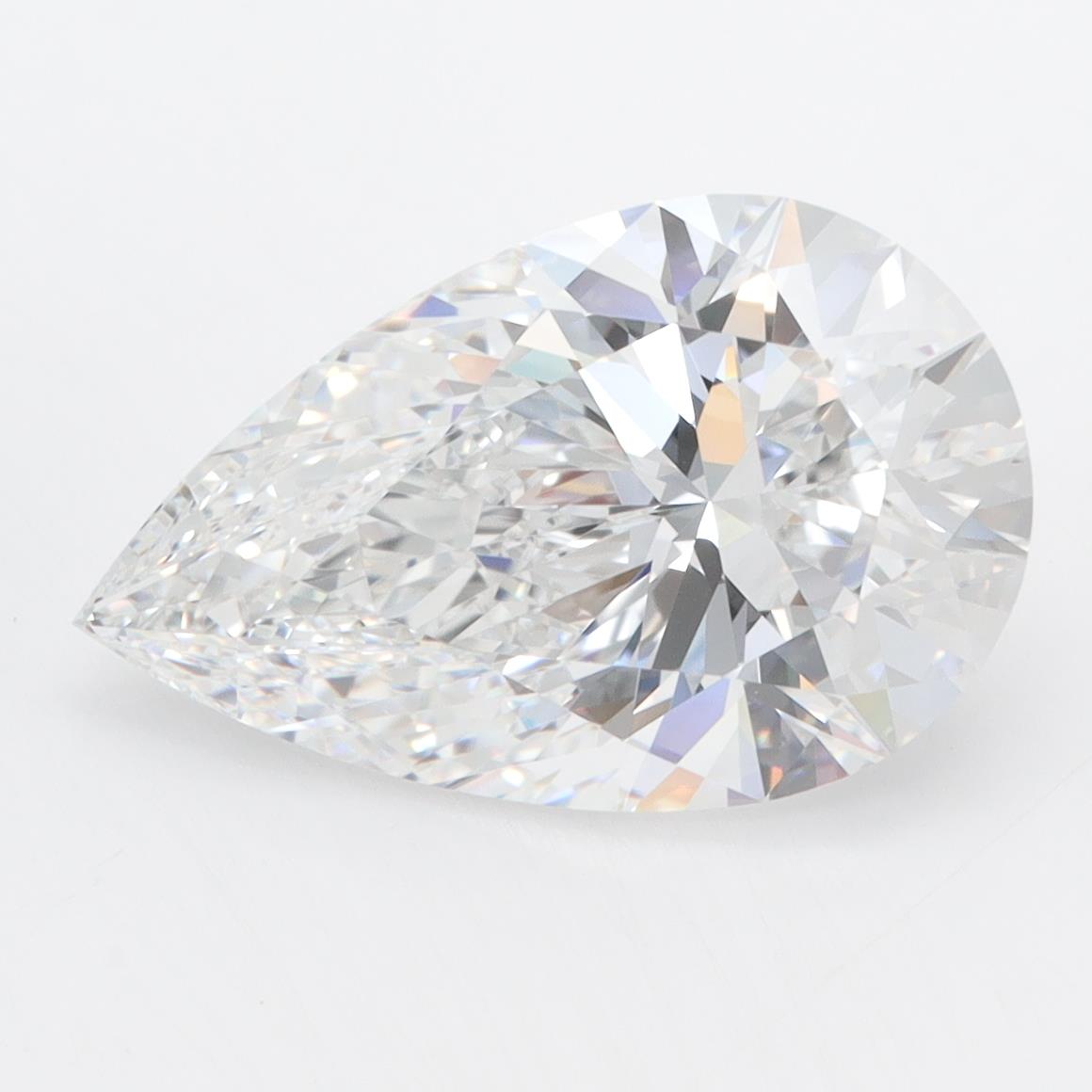 GIA 4.05 Carat Pear Lab Grown Diamond 人工培育鑽石 實驗室人造鑽石