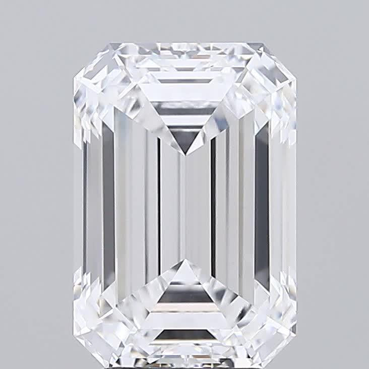 GIA 4.20 Carat Emerald Lab Grown Diamond 人工培育鑽石 實驗室人造鑽石