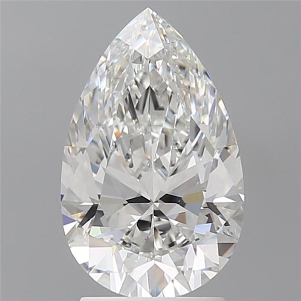 IGI 2.60 Carat Pear Lab Grown Diamond 人工培育鑽石 實驗室人造鑽石