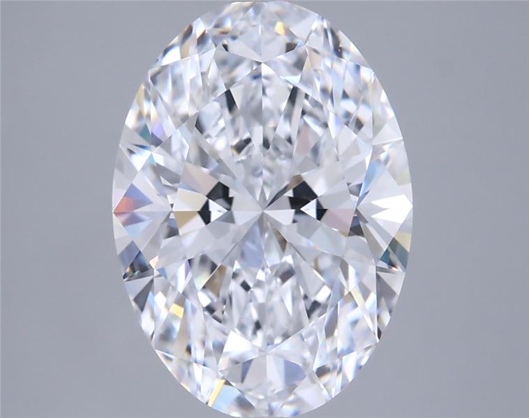 GIA 3.72 Carat Oval Lab Grown Diamond 人工培育鑽石 實驗室人造鑽石