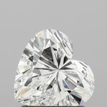 IGI 1.38 Carat Heart Lab Grown Diamond